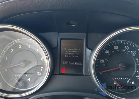 2013 Jeep Grand Cherokee Overland z USA, uszkodzony, nr VIN 1C4RJFCT4DC543899